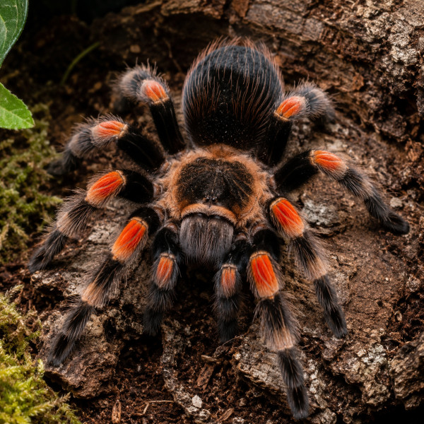 Mexikanische Rotknie-Vogelspinne Mexikanische Rotknie-Vogelspinne