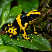 Gelbband-Pfeilgiftfrosch 