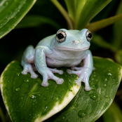 Weißer Laubfrosch