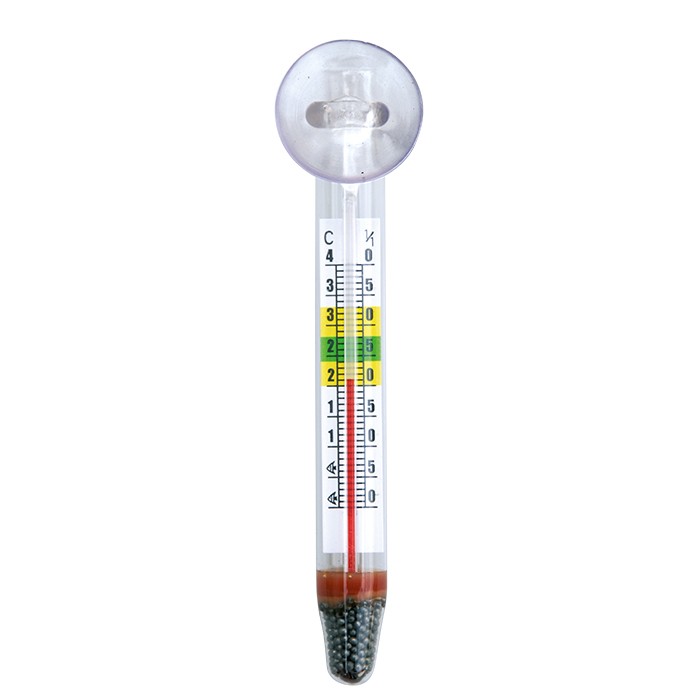 Dragon Präzises Aquarienthermometer mit Saugnapf – 0 bis 40°C