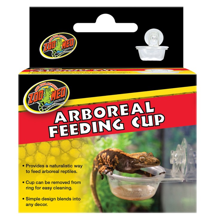 Zoo Med Arboreal Feeding Cup mit Saugnapf - Ideal für Baumreptilien