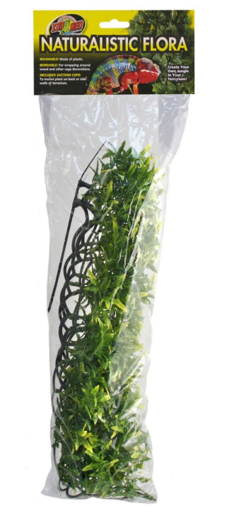 Zoo Med Natural Bush™ Bolivian Croton: Exotische Kunstpflanze für Terrarien - 56 cm