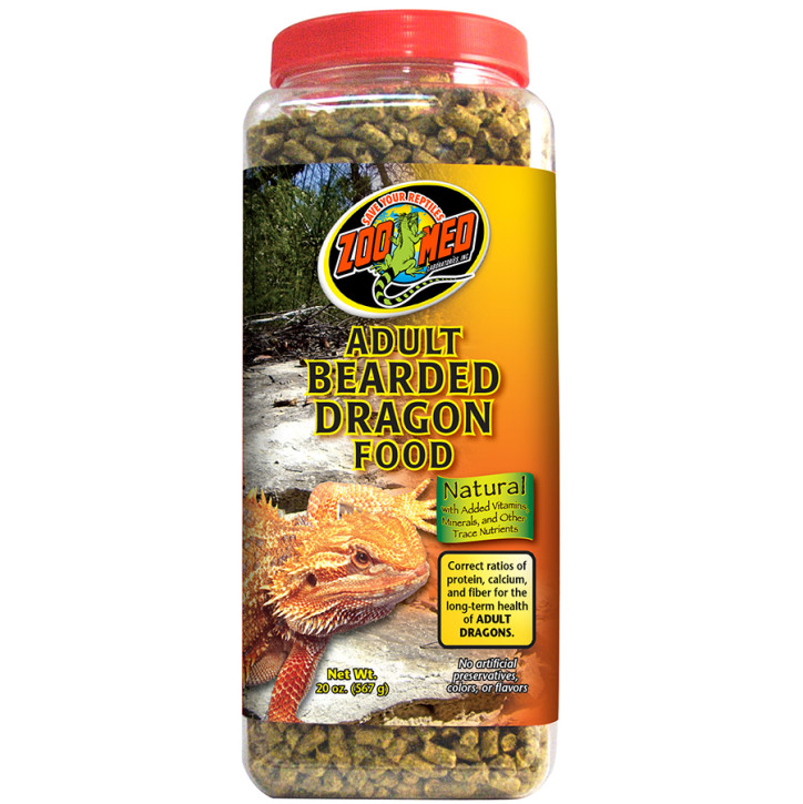 Zoo Med Adult Bearded Dragon Food – Optimiert für erwachsene Bartagamen - 567 g