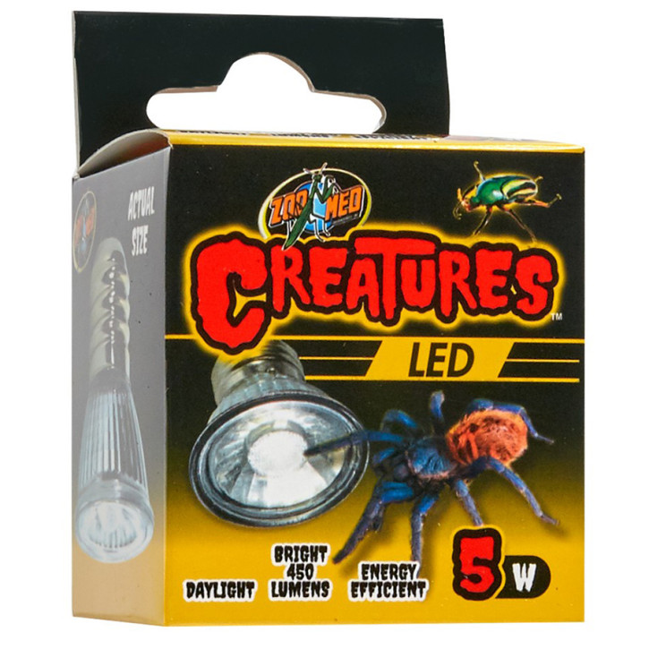 Zoo Med 5 Watt Creatures LED Tageslicht - Perfekt für Insekten & Wirbellose