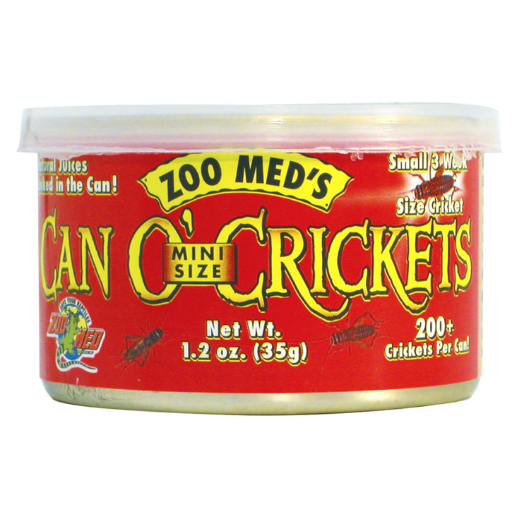 Zoo Med Can O' Crickets Mini: Kleine Grillen Trockenfutter für Terrariumtiere - 35 g