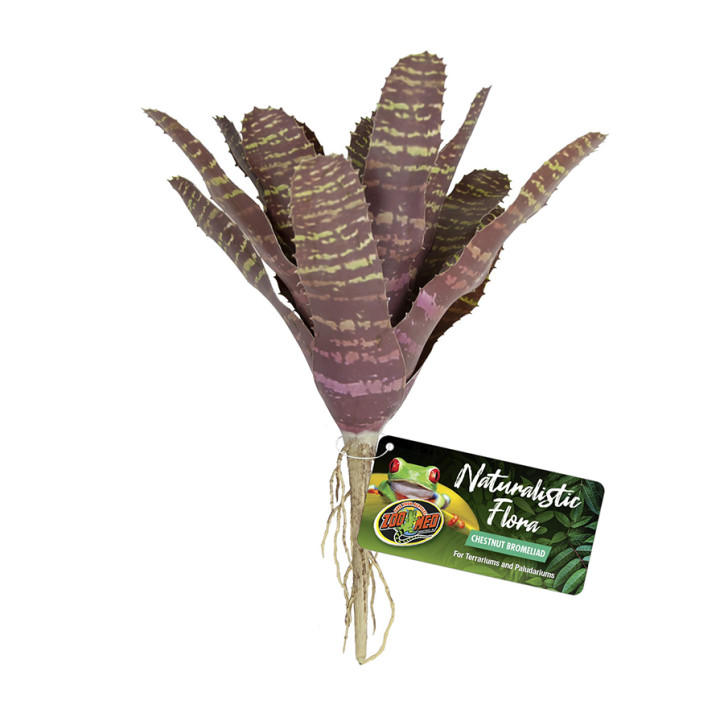 Zoo Med Kunstpflanze Chestnut Bromeliad ca. 14 cm – Terrarium
