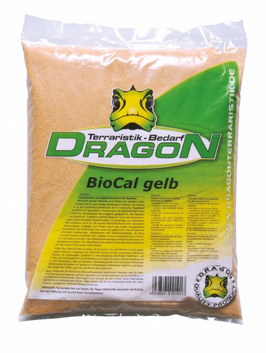 Dragon BioCal Kalziumeinstreu Farben gelb 5 kg