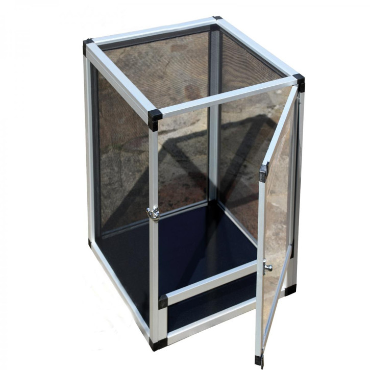 Alu Cage Terrarium 45 x 45 x 80 cm, Gazeterrarium