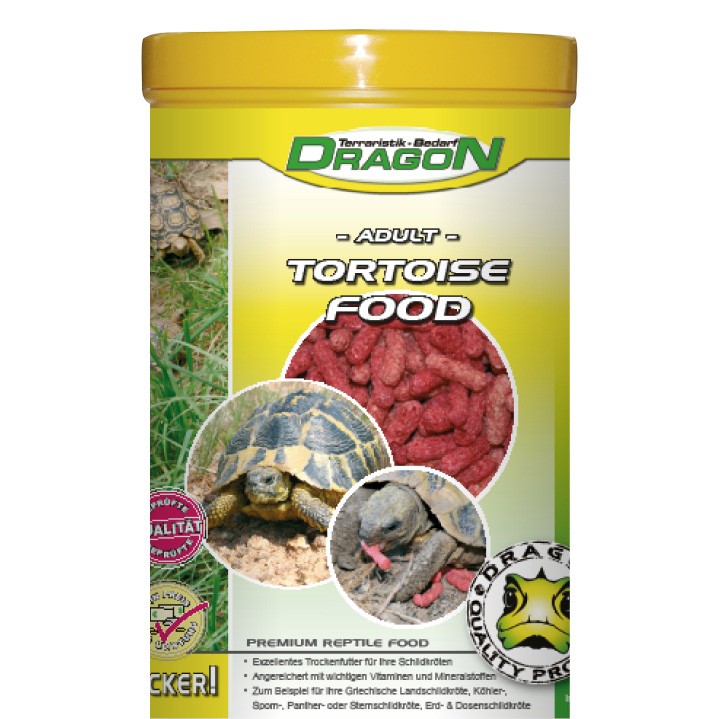 Dragon Tortoise Food Adult Trockenfutter für ausgewachsene Landschildkröten 100 g