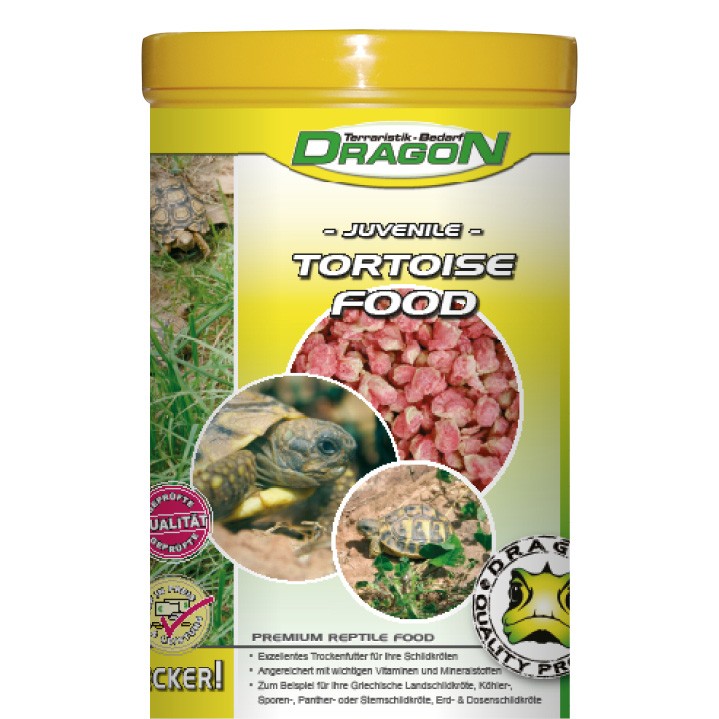 Tortoise Dragon Food Juvenile Trockenfutter für junge Landschildkröten 100 g