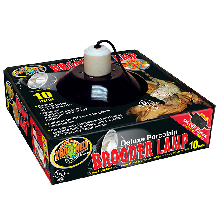 Zoo Med Deluxe Clamp Lamp 25 cm, Terrarienlampe mit E27 Fassung