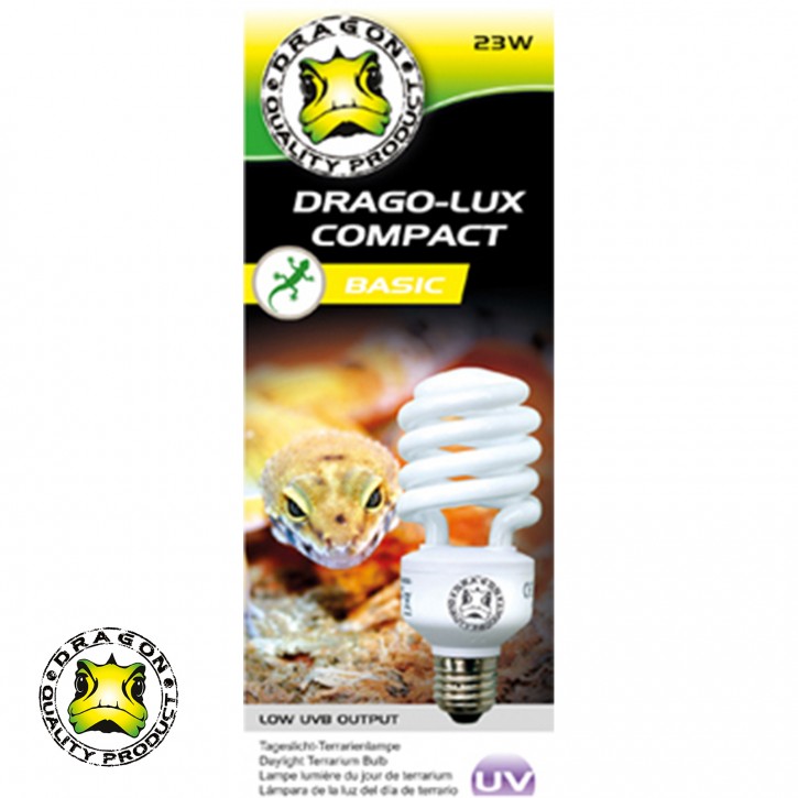 DRAGO-LUX COMPACT Spiral-UV: Die Top-Wahl für Reptilienbeleuchtung - BASIC 23 Watt
