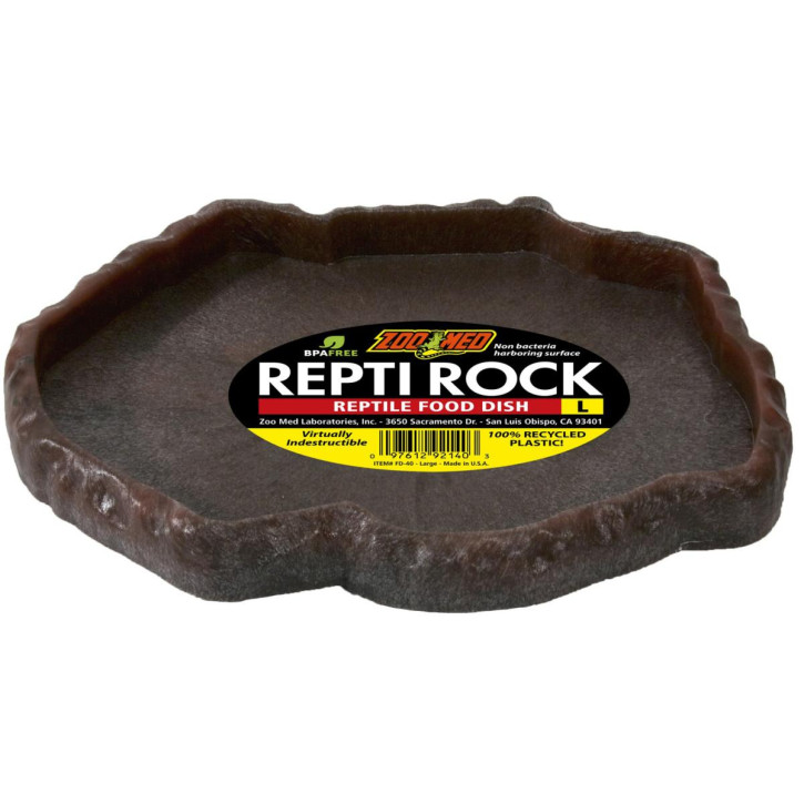 Zoo Med Repti Rock Food Dish, Futterschale 24 x 19 x 2 cm