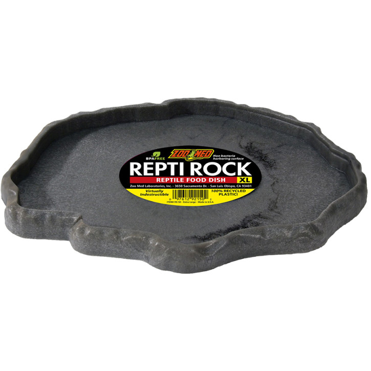 Zoo Med Repti Rock Food Dish, Futterschale 32 x 24 x 2,5 cm