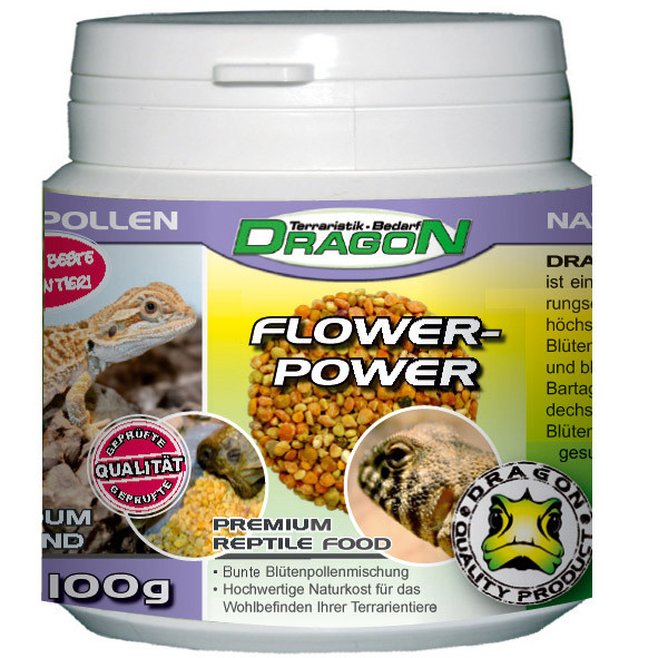 Natur-Power für Reptilien: Flower-Power Food Blütenpollen - 100g