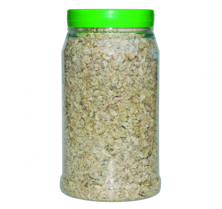 Hochwertige kleine Shrimps Trockenfutter: Dragon CRISPY FOOD - Ideale Nahrungsquelle für Reptilien & Amphibien - 38g