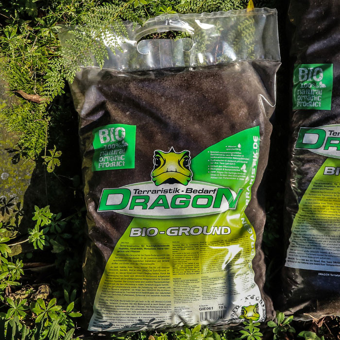 Naturnahe Feucht-Terrarienerde Dragon BIO GROUND - Für Reptilien & Amphibien