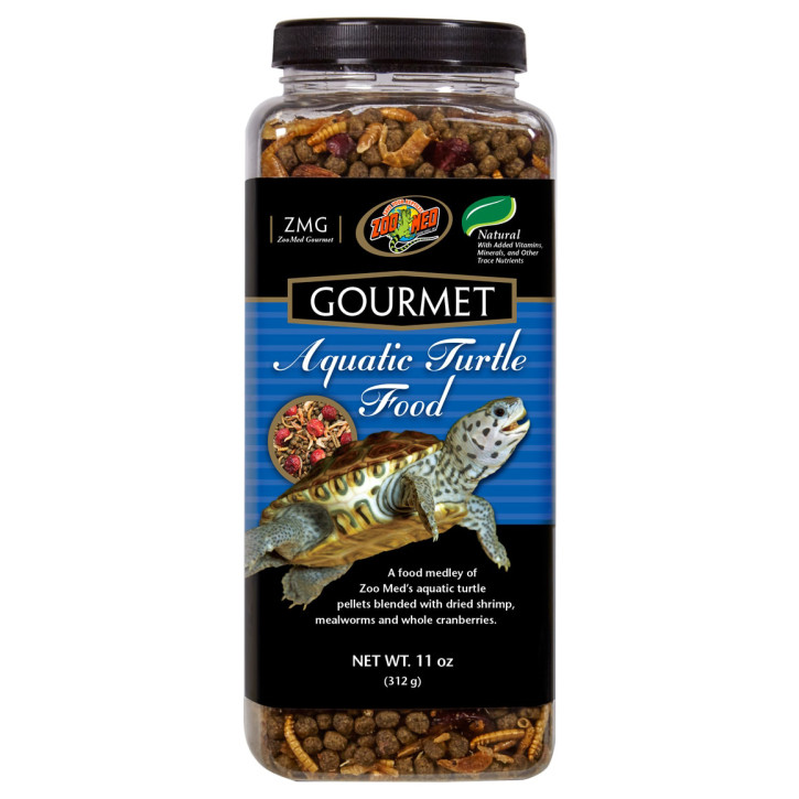 Zoo Med Gourmet Aquatic Turtle Food - Delikatesse für junge Wasserschildkröten - 312 g