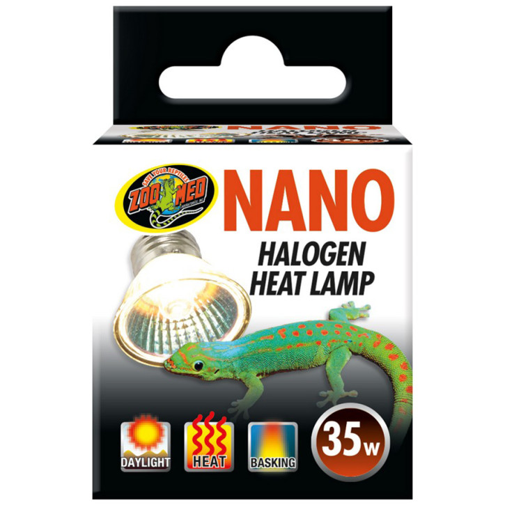 Zoo Med Nano Halogen Heat - Reptilien Wärmelampe mit UVA-Emission - 35W