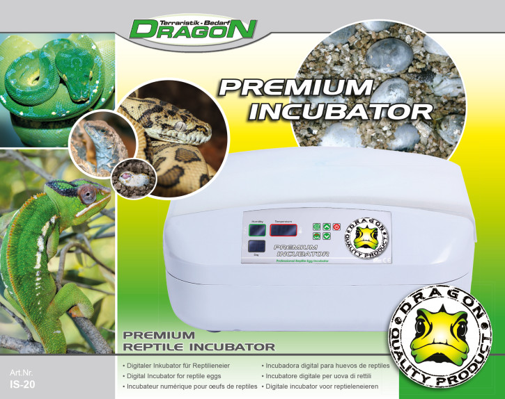 Dragon Premium Digital Incubator - Fortschrittliche Brutmaschine für Reptilienzüchter - 25 Watt