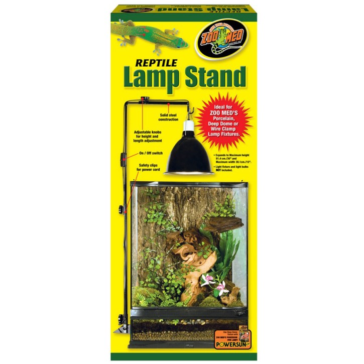 Zoo Med’s Reptile Lamp Stand Verstellbarer Reptilien-Lampenständer - Höhe: 61 cm