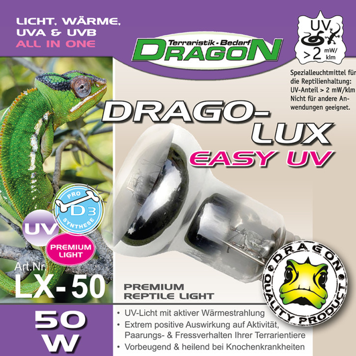 DRAGO Easy LUX UV Lampe 50W UVA UVB