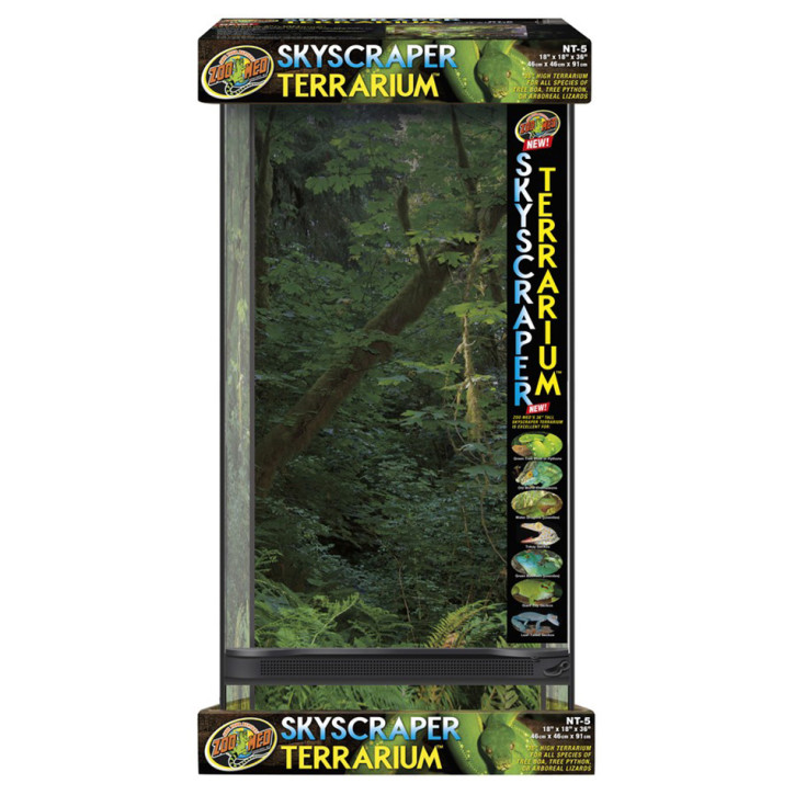 Zoo Med Naturalistic Skyscraper Terrarium BTH 46 x 46 x 91 cm 