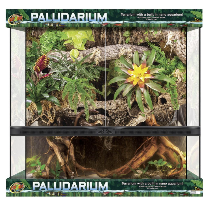 Zoo Med Paludarium Terrarium 91 × 46 × 91 cm – bis zu 68L Wasser