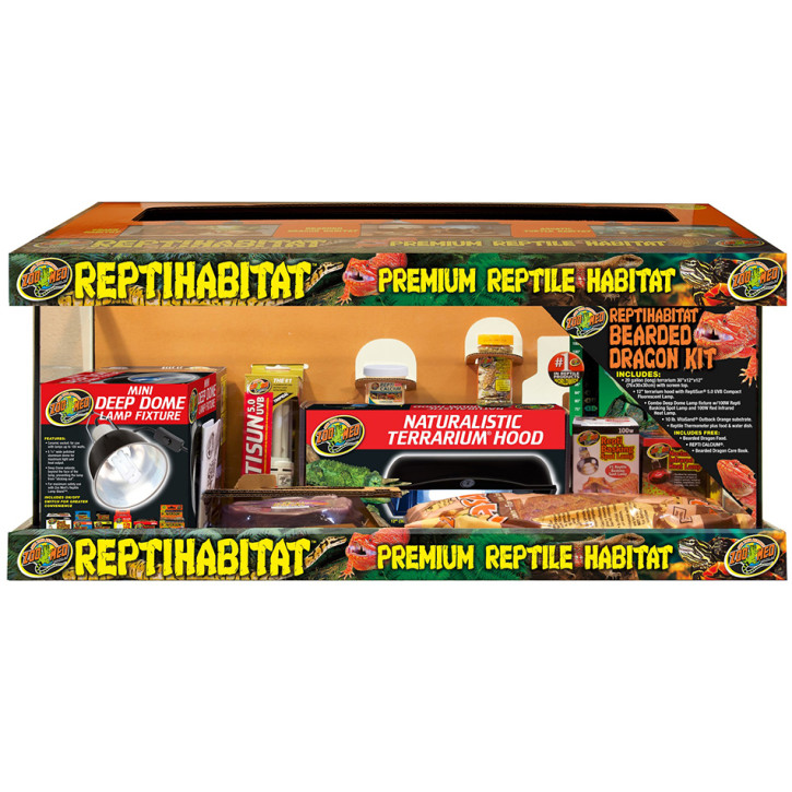 Zoo Med Naturalistic Terrarium Bearded Dragon Kit, 76 × 30 × 30 cm
