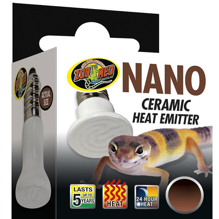 Zoo Med Nano Ceramic Heat Emitter - Lichtfreie Wärmequelle für Klein-Terrarien - 40 Watt