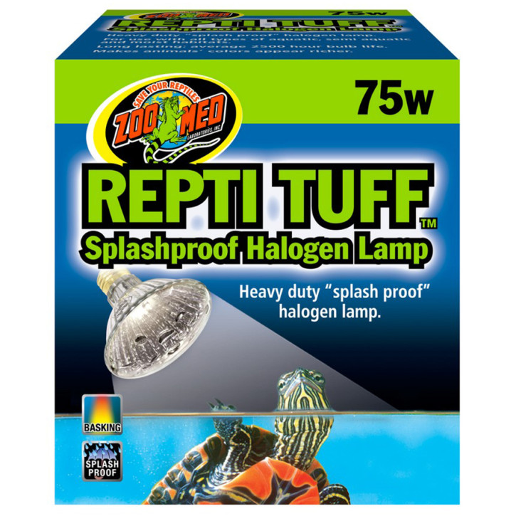Zoo Med Repti Tuff Halogenlampe - Ideal für Wasserschildkröten - 75 Watt