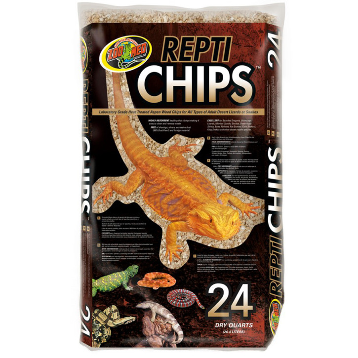 Zoo Med Repti Chips – Aspen Holzspäne für Wüstenreptilien 26,4 L