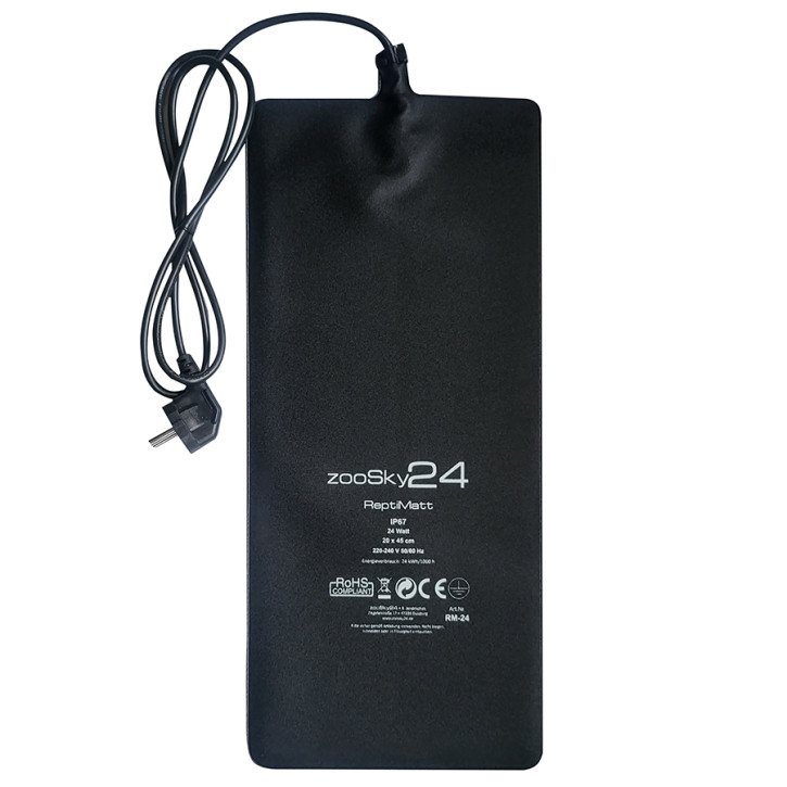 zooSky24 ReptiMatt Heizmatte 24W – 20×45 cm, wasserdicht IP67