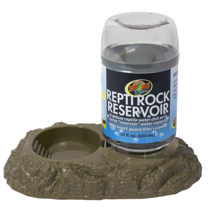 Zoo Med Repti Reservoir Reptilientränke Wasserschale für Reptilien - Mit Großem 0,65 l Reservoir