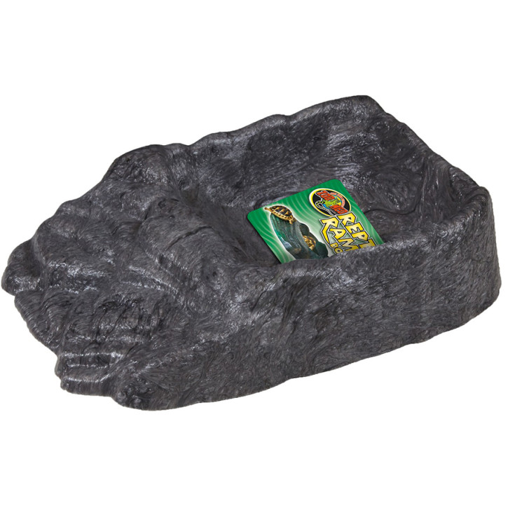 Zoo Med Repti Ramp Bowl - Futternapf mit Ein-/Ausstiegsrampe - 20 x 15 x 4 cm