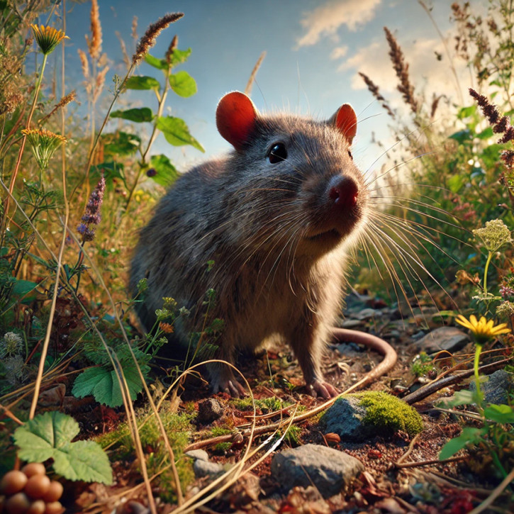 Lebende Ratte – klein ca. 60-110 g