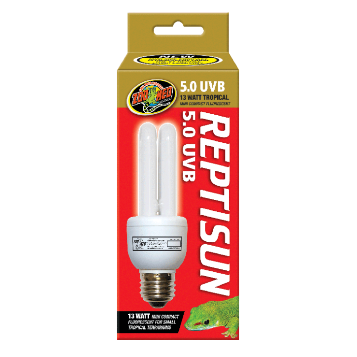 Zoo Med Repti Sun 5.0 Compact UV Kompaktlampe für tropische Reptilien