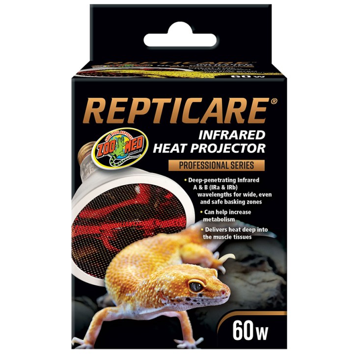 ReptiCare Infrarot-Wärmelampe: Gleichmäßige Sonnenzone für Reptilien – 60 Watt