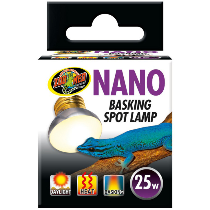 Zoo Med Nano Basking Spot Lampe - Kompakte Wärmelampe für kleine Terrarien