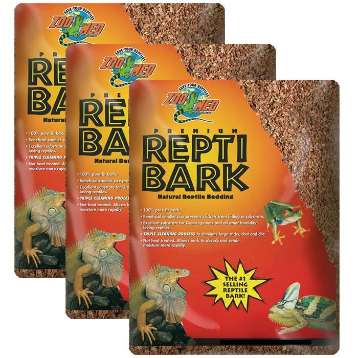 Terrarien Umwandler: Zoo Med Repti Bark – Tropischer Regenwald Bodengrund - 79,2 L, XXL Packung