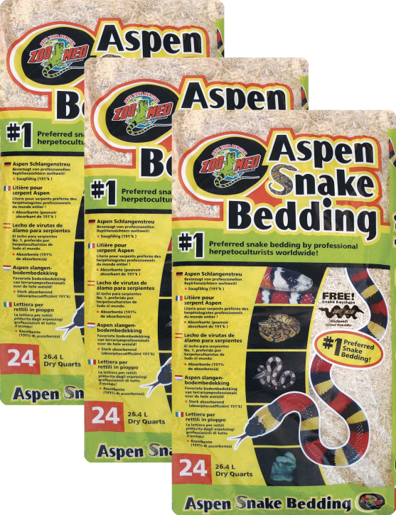 Zoo Med Aspen Snake – Einstreu 79,2 L für Schlangen & Terrarien