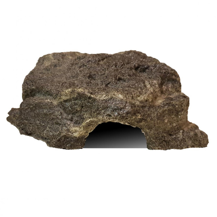Dragon Terrarien Felshöhle: Natürliche Dekoration für Reptilien & Amphibien - Granite, Medium BTH 20 x 16 x 8 cm