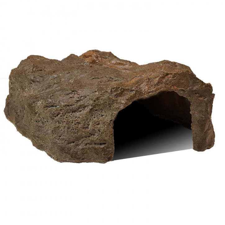Dragon Terrarien Felshöhle: Natürliche Dekoration für Reptilien & Amphibien - Lava, XXL BTH 44 x 28 x 15 cm