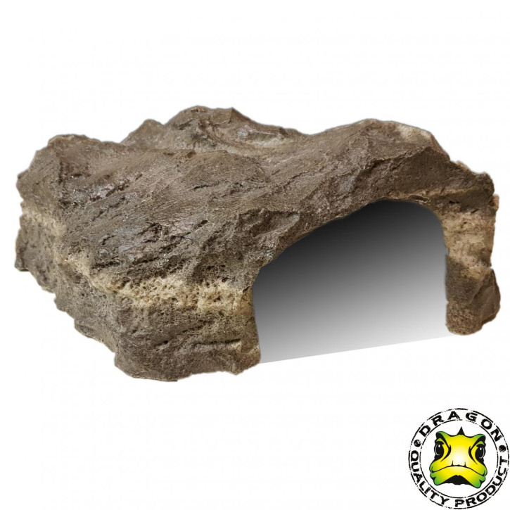 Dragon Terrarien Felshöhle: Natürliche Dekoration für Reptilien & Amphibien - Granite, XXL BTH 44 x 28 x 15 cm