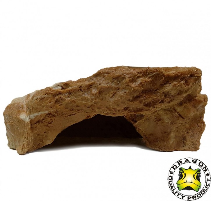 Dragon Terrarien Felshöhle: Natürliche Dekoration für Reptilien & Amphibien - Sandstein, Large BTH 25 x 22 x 10 cm
