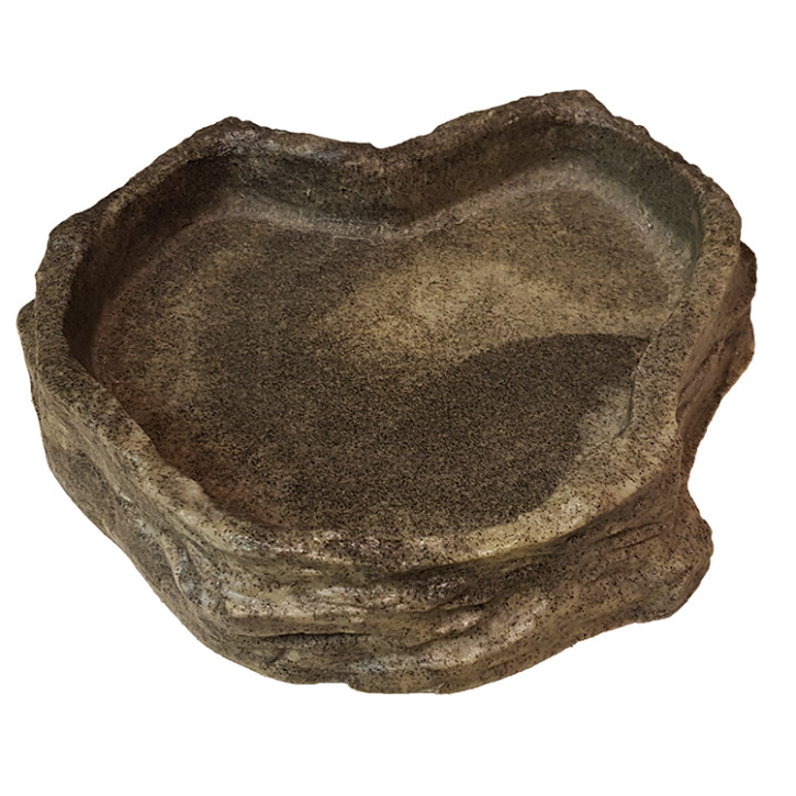Dragon Flache Terrarium Schale Granit 1250 ml, 30 x 28 x 5 cm