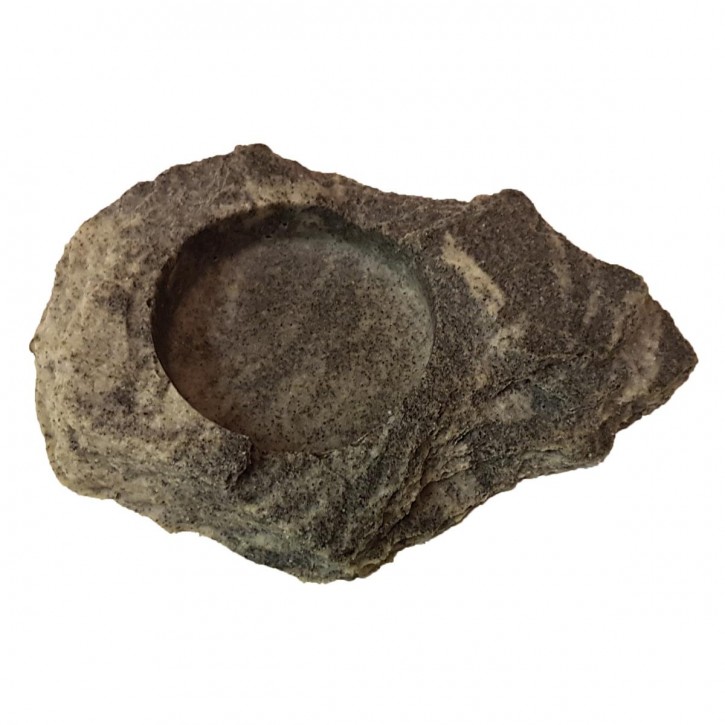 Dragon Mini Wasser- und Futterschale - Ideal für Kleintiere - Granite ca. 20 ml,  15 x 10 x 2,5 cm