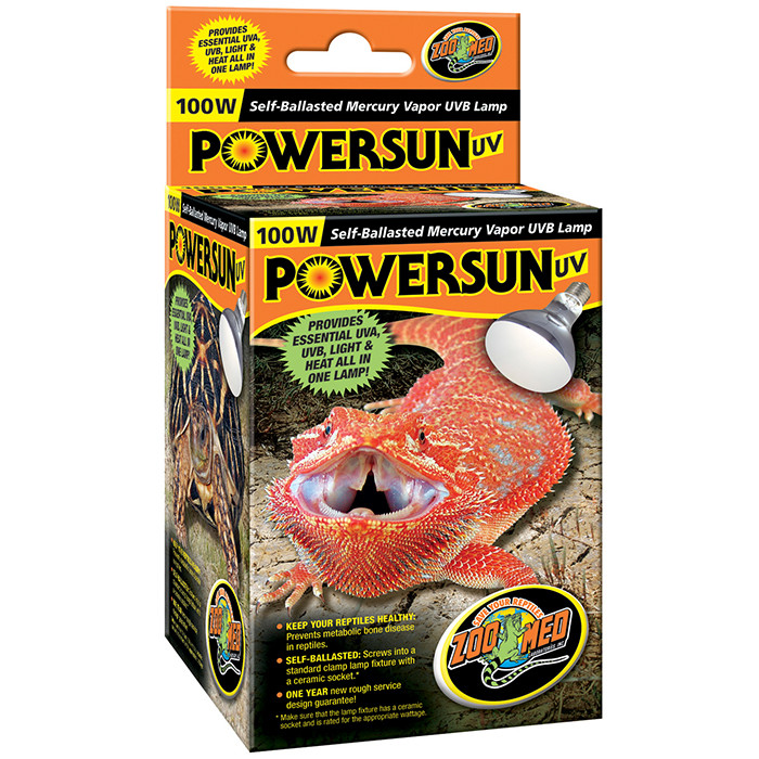 Zoo Med PowerSun UV-Lampe 80W – für gesunde Reptilienhaltung