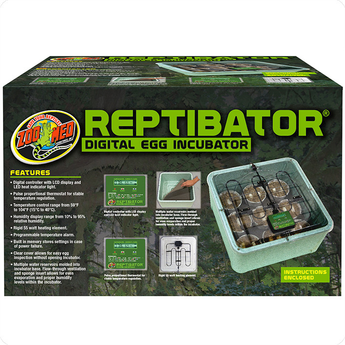 Zoo Med Reptibator Digital Inkubator – Professionelle Brutmaschine für Reptilieneier