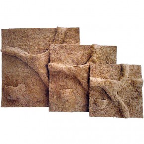 Dragon Terrarium Natur Kokosfaser Rückwand mit Pflanztaschen 30 x 30 cm